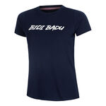 V&ecirc;tements BIDI BADU BIDI BADU Crew Logo T-shirt Femmes-Bleu Fonc&eacute;