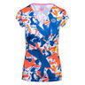 Bella 2.0 Tech V-Neck T-shirt Femmes-Bleu Foncé,Multicouleur