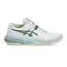 Gel-Resolution X Chaussures Toutes Surfaces Femmes-Blanc,Bleu Gris
