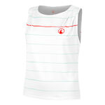 V&ecirc;tements Quiet Please Quiet Please Wild Poach & Stripe D&eacute;bardeur Tank Top Femmes-Blanc,Turquoise