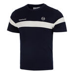 V&ecirc;tements de tennis Sergio Tacchini Sergio Tacchini Leone T-shirt Hommes - bleu fonc&eacute;, blanc