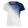 Crew Fade 2.0 T-shirt Femmes-bleu fonc&eacute;, blanc