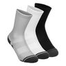 Performance Tech Crew Chaussettes De Sport Pack De 3-Gris,Multicouleur