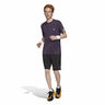 Y-3 Zip Polo Hommes-Violet