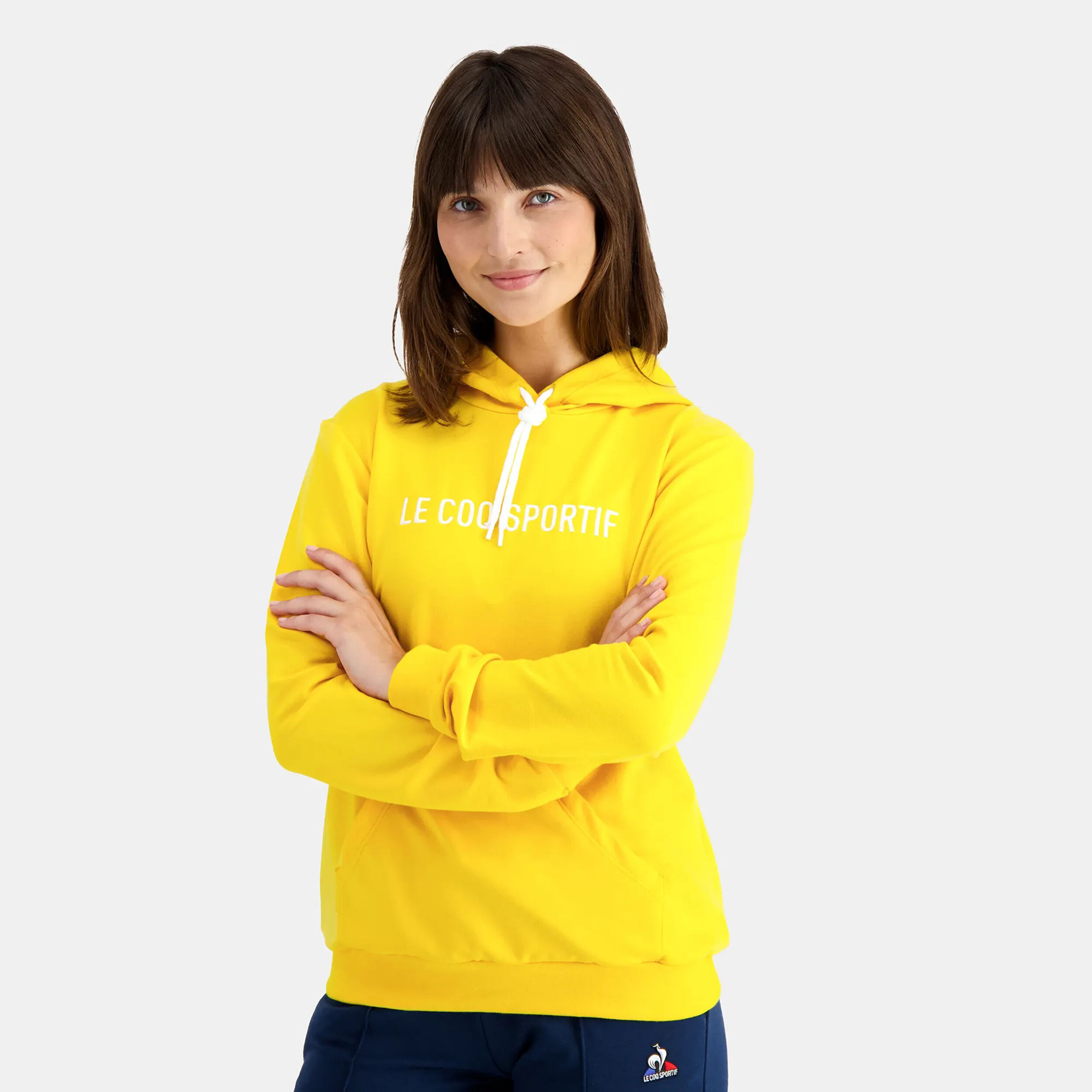 Buy Le Coq Sportif Nr 1 Sweat A Capuche Femmes Jaune online Tennis Point CH