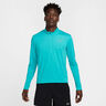 Pacer Half-Zip Longsleeve Maillot de course Hommes-turquoise