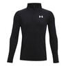 Tech 2.0 1/2 Zip Haut Manches Longues Garçons-Noir,Blanc
