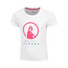 Create Baseline Logo T-shirt Filles-Blanc,Pink