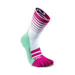 Vêtements UYN UYN Runner's Five Chaussettes De Running Femmes-Blanc,Vert