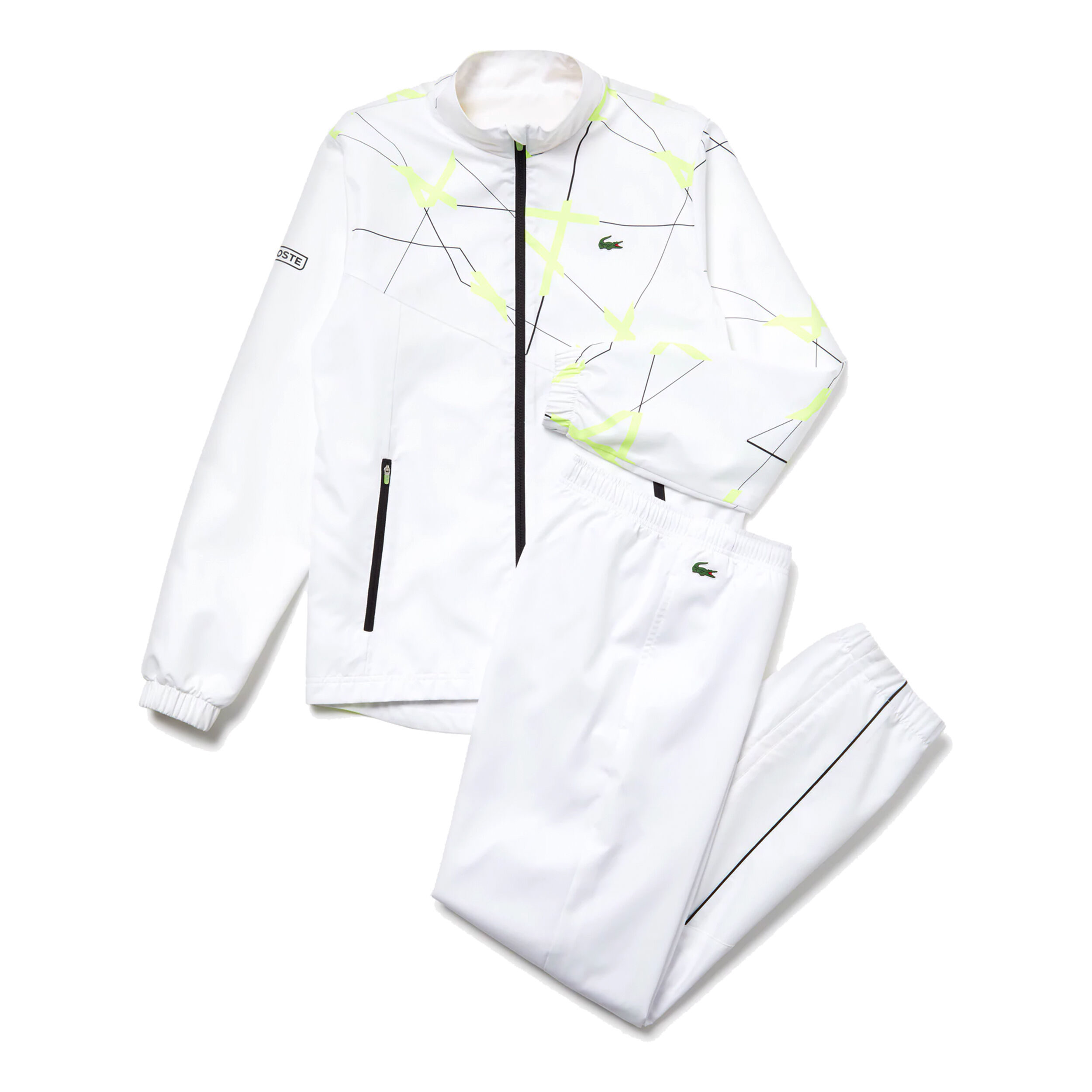 Survêtement lacoste blanc top