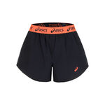 V&ecirc;tements ASICS ASICS Shorts Femmes-Bleu Fonc&eacute;,Corail