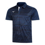 V&ecirc;tements de tennis Mizuno Mizuno Chiba Polo Hommes-Bleu Fonc&eacute;