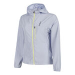 V&ecirc;tements NEO NEO Feel the Vybe Fly Veste running Femmes-bleu gris, jaune lemon