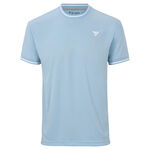 V&ecirc;tements de tennis Tecnifibre Tecnifibre TEAM TECH TEE WHITE T-shirt Hommes-bleu clair