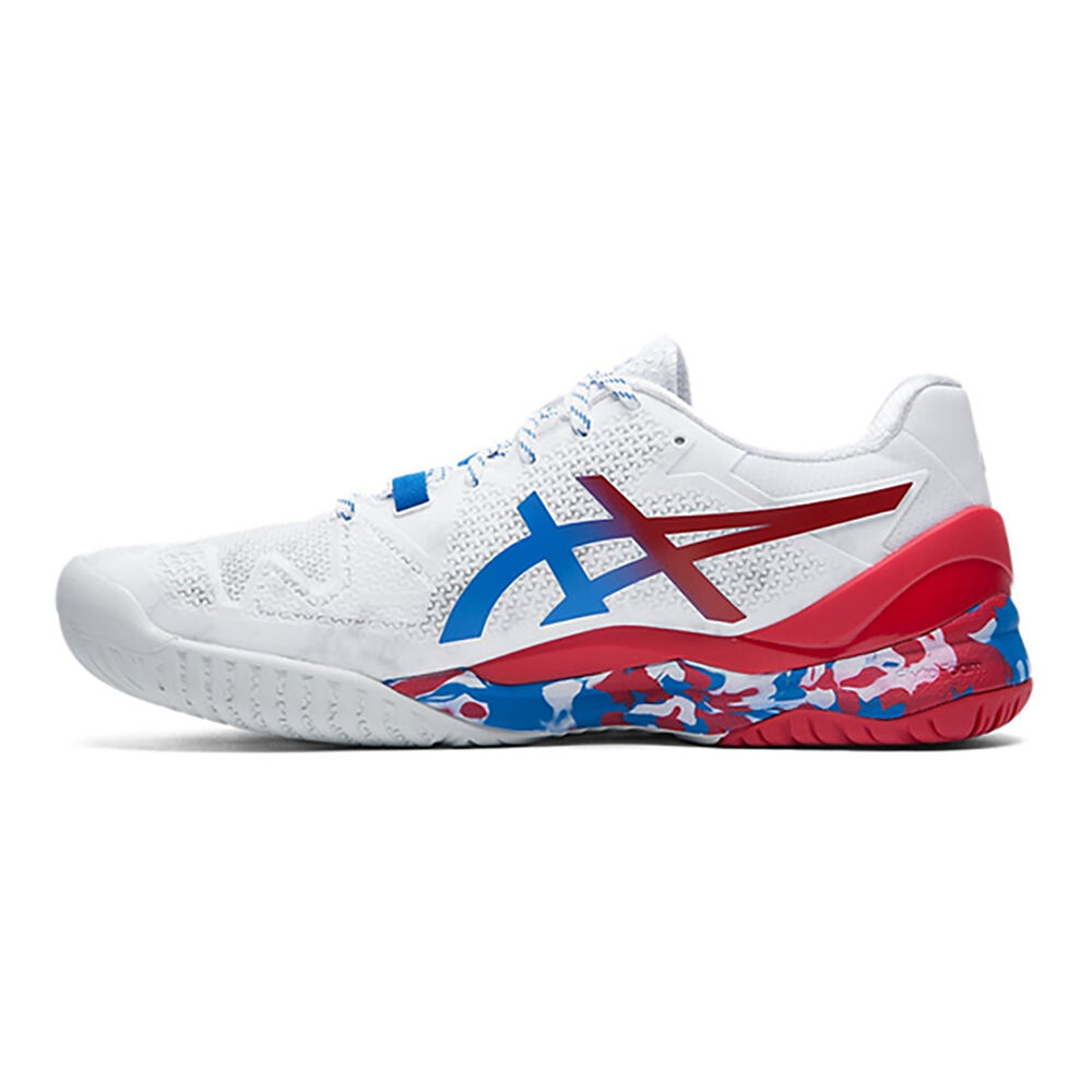 Asics blanche et rouge new arrivals