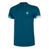 Create Tournament Polo Hommes-Bleu Petrol, Multicouleur
