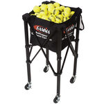 Accessoires pour entraîneurs Gamma Gamma EZ Travel Cart 150 Chariot À Balles Avec Roulettes-Noir
