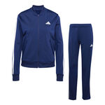 V&ecirc;tements de tennis adidas adidas 3 Stripes Surv&ecirc;tement Femmes-Bleu Fonc&eacute;