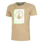 V&ecirc;tements Quiet Please Quiet Please Wild Layer T-shirt Hommes-Beige,Vert Fluo