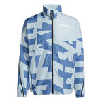 Vêtements adidas adidas Terrex MT Wind Veste Running Hommes-Bleu Clair,Bleu Gris