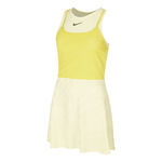 Vêtements Nike Nike Court Dri-Fit Slam Robe Femmes-Jaune Lemon, Vert