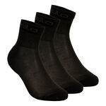 Vêtements Odlo Odlo Quarter Active Chaussettes De Sport Pack De 3-Noir