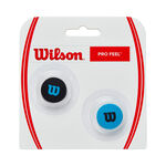Accessoires raquettes Wilson Wilson Ultra Pro Feel Ultra Antivibrateur Pack De 2 Unit&eacute;s-Noir,Bleu