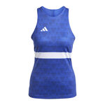 V&ecirc;tements adidas adidas Y D&eacute;bardeur Tank Top Femmes-Bleu,Blanc