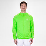 V&ecirc;tements BIDI BADU BIDI BADU Crew Hood Gilet En Coton Hommes-Vert Fluo