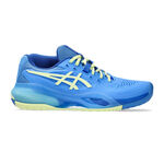 Chaussures de tennis ASICS ASICS Gel-Resolution X Chaussures Toutes Surfaces Femmes-Bleu,Jaune Lemon
