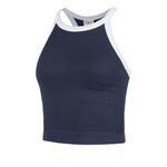 Vêtements Wilson Wilson On The Daily Brami Débardeur Tank Top Femmes-Bleu Foncé,Blanc