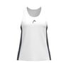 Débardeur Tank Top Filles-Bleu Foncé,Blanc