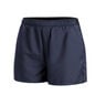 Court Shorts Femmes - bleu fonc&eacute;, blanc