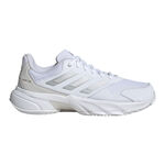 Chaussures de tennis adidas adidas CourtJam Control 3 Chaussure Terre Battue Femmes-Blanc,Argent