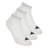 Essentials Low 3P Chaussettes de tennis - Pack de 3 Unisex-blanc, noir