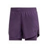 MIN 2in1 Shorts Femmes-violet