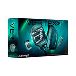 Raquette de padel Bullpadel Bullpadel Vertex 04 Pack Man Lot de raquettes Padel + sac &agrave; dos-noir