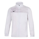 V&ecirc;tements de tennis Mizuno Mizuno Team Chiba Micro Veste de surv&ecirc;tement Hommes-blanc