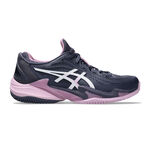 Chaussures de tennis ASICS ASICS Court FF 3 Chaussure Terre Battue Femmes-Bleu Foncé,Rosé