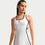 V&ecirc;tements de tennis Nike Nike Court Dri-Fit Advantage Robe Femmes-blanc