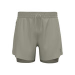 V&ecirc;tements Odlo Odlo Zeroweight 5in 2in1 Short de running Hommes-gris