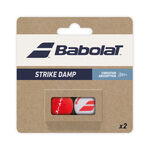 Accessoires raquettes Babolat Babolat Strike Damp Antivibrateur Pack De 2 Unités-Blanc