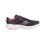 Chaussures de running Saucony Saucony Kinvara 14 LTT Chaussure De Running Sans Stabilisateurs Enfants-Pink,Bleu Fonc&eacute;