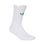 V&ecirc;tements adidas adidas Crew Chaussettes De Tennis-Blanc,Vert