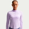 Swift Half-Zip Maillot de course Femmes - violet, argent
