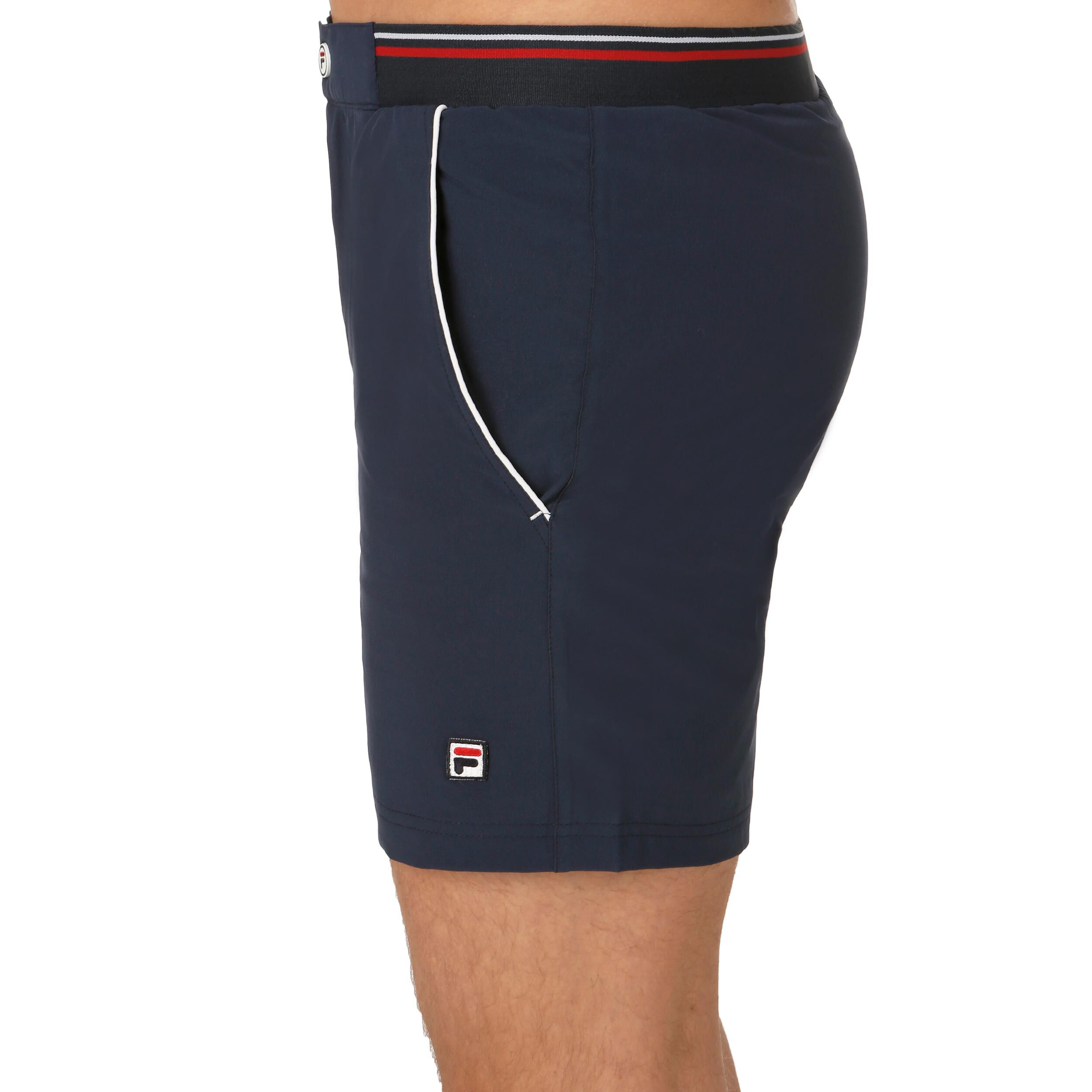 Buy Fila Stephan Shorts Hommes Bleu Fonc Blanc online Tennis