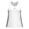 Club 25 Tech D&eacute;bardeur Tank Top Femmes-Blanc,Rouge