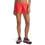 V&ecirc;tements Under Armour Under Armour Tech Play Up Shorts Femmes-rouge, blanc