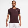 Court Dri-FIT Advantage T-shirt Hommes - rouge foncé, blanc