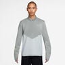 Pacer Winterized Half-Zip Maillot de course Hommes - gris, argent